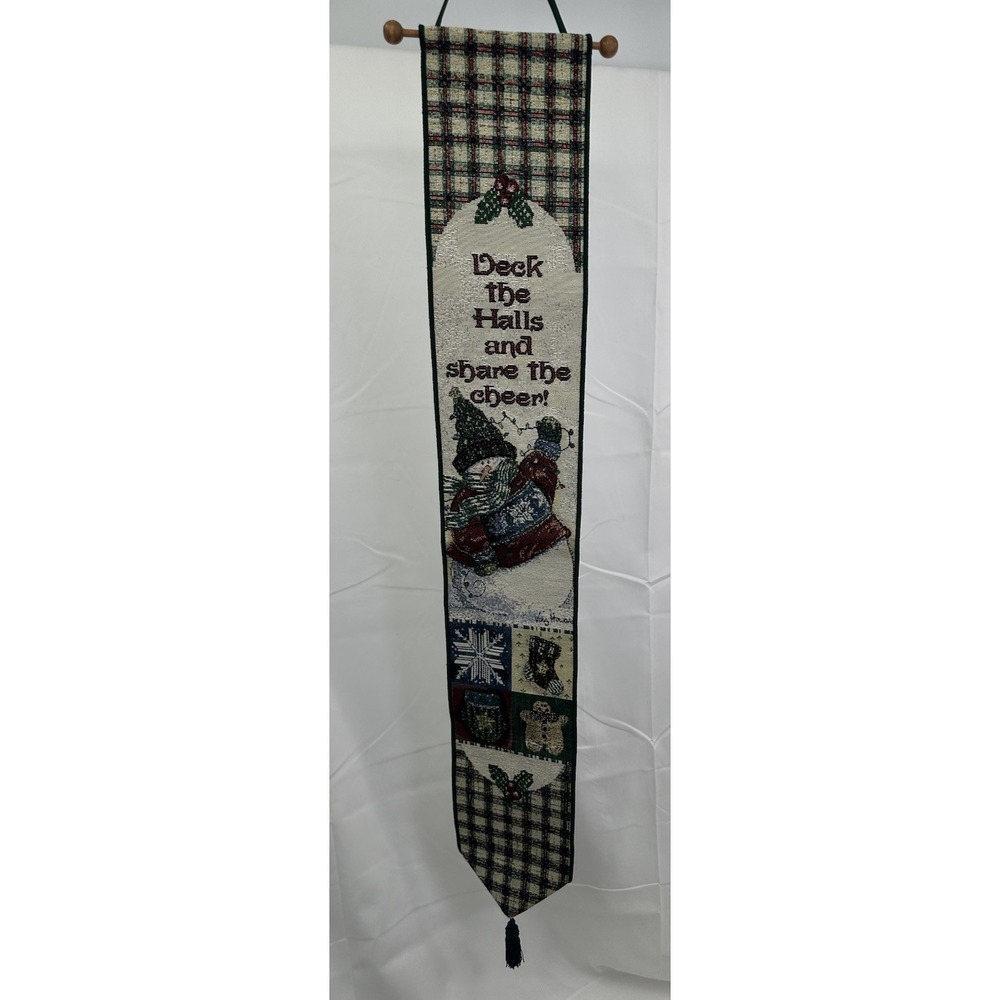 Christmas Hanging Tapestry Vicky Howard "Deck The Halls and Share The Cheer!"‎